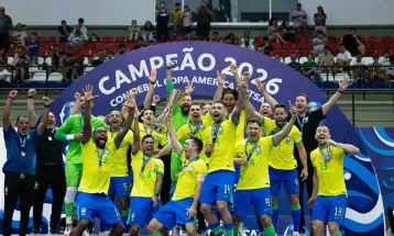 Brasil vence a Argentina no fim e conquista a Copa América de Futsal