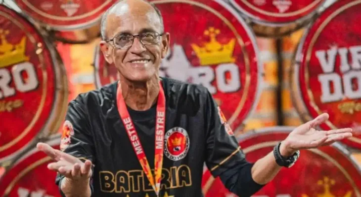 Enredo da Viradouro, Mestre Ciça desfilará no comando da bateria