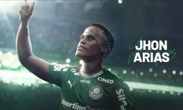 Jhon Arias é registrado no BID e fica à disposição para estrear pelo Palmeiras
