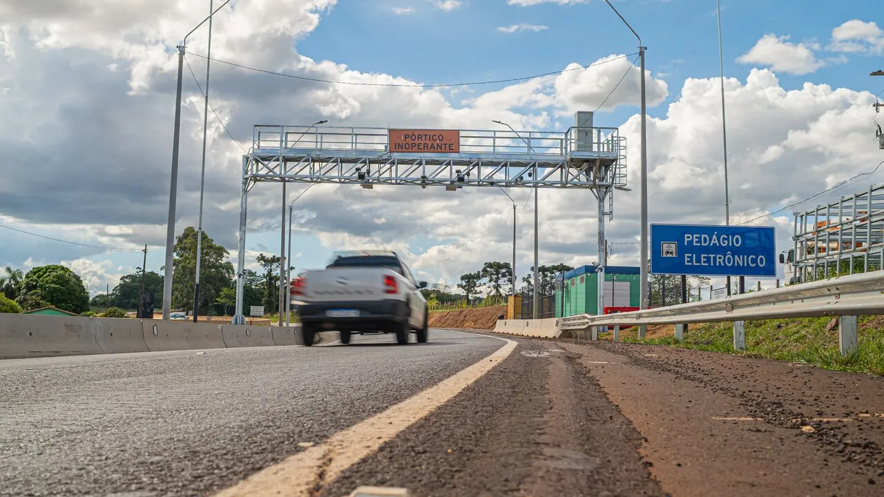 Pedágio eletrônico nas rodovias do Sudoeste do Paraná começa na semana que vem