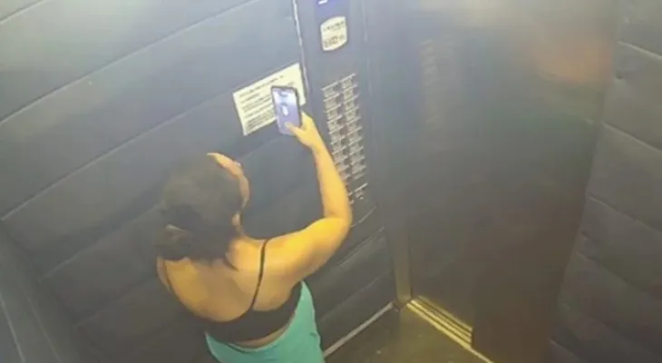 Vídeo mostra ataque de síndico a corretora no subsolo de prédio em GO