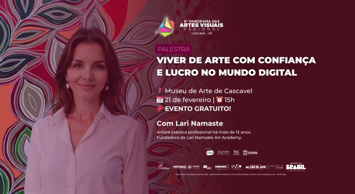Palestra discute caminhos para viver de arte com confiança e lucro no mundo digital