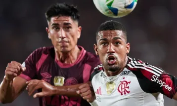 Lanús vence Flamengo e abre vantagem na Recopa Sul-Americana