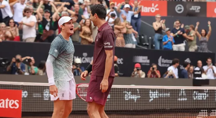 João Fonseca e Marcelo Melo vão à final de duplas no Rio Open
