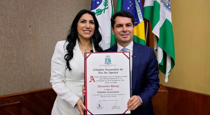 Alexandre Curi recebe título de Cidadão Honorário de Foz e reforça protagonismo político no Paraná
