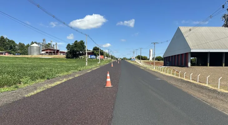Rodovia entre Salto do Lontra e Santa Izabel do Oeste recebe serviços de conservação