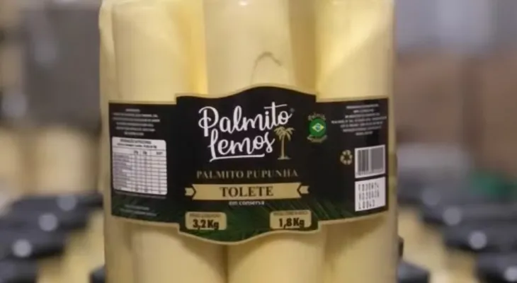 Agência Nacional de Vigilância Sanitária proíbe venda do Palmito Lemos por irregularidades sanitárias