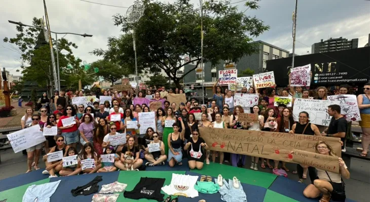Coletivo 8 de Março organiza agenda pelo fim da violência contra mulher em Cascavel
