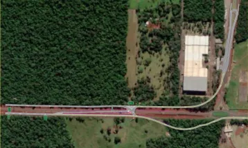 DER altera tráfego na Rodovia das Cataratas no acesso ao Aeroporto de Foz do Iguaçu