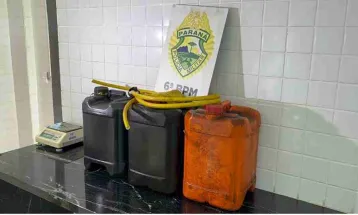 Servidor da Secretaria de Obras é detido suspeito de desvio de combustível em Cascavel
