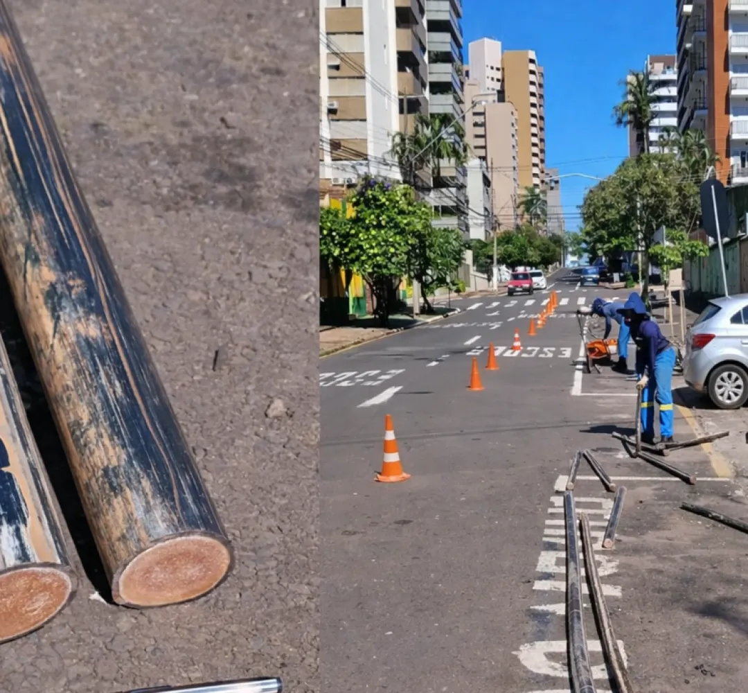 Moradores de Londrina denunciam retirada de cabos de cobre pela Sercomtel