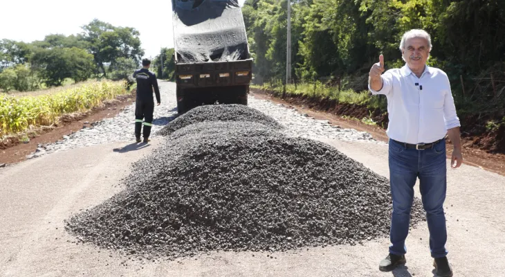 São João, Juvinópolis e Diamante: Prefeitura de Cascavel anuncia asfalto em cinco trechos rurais