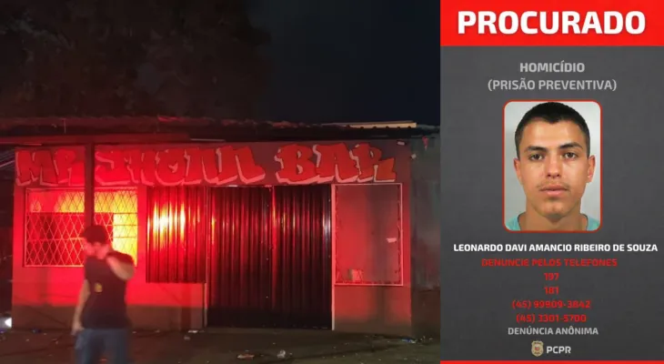 Polícia identifica suspeito de matar Janaina Fogaça em Cascavel e pede ajuda para localizá-lo