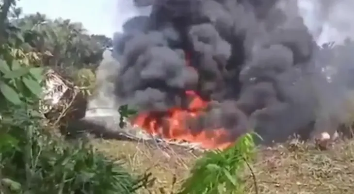 Chega a 66 número de mortos em queda de avião militar na Colômbia