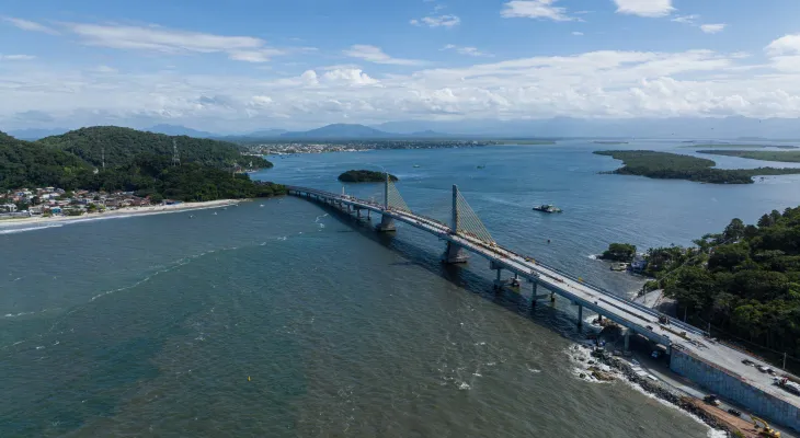 Ponte de Guaratuba: Obra entra na reta final para entrega em 29 de abril