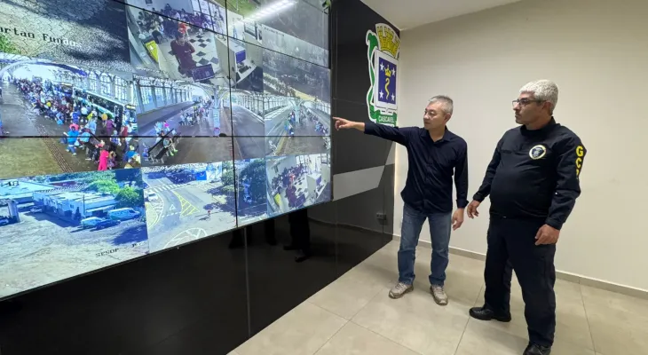 Cascavel intensifica vigilância com 2.270 câmeras e resposta mais rápida da Guarda Municipal