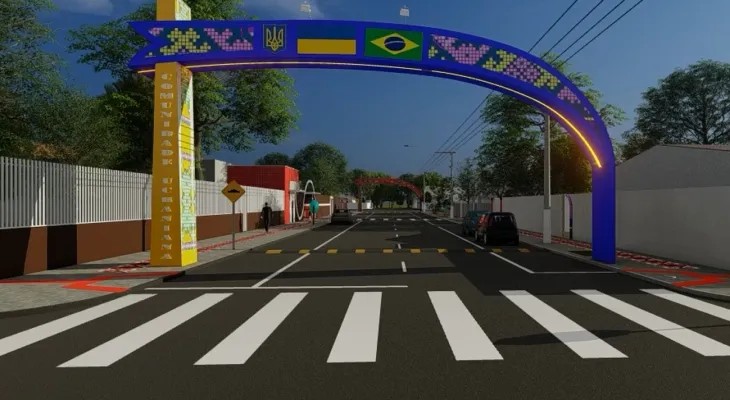 Cascavel terá primeira rua temática dedicada à cultura ucraniana