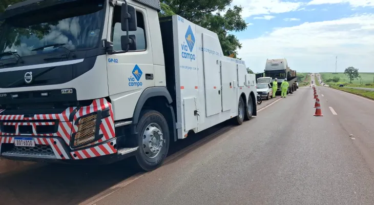 Via Campo assume operação do Lote 5 e registra 57 atendimentos no primeiro dia nas rodovias do Paraná
