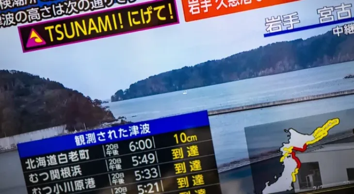 Após abalo de 7,7, Japão emite alerta para possível megaterremoto