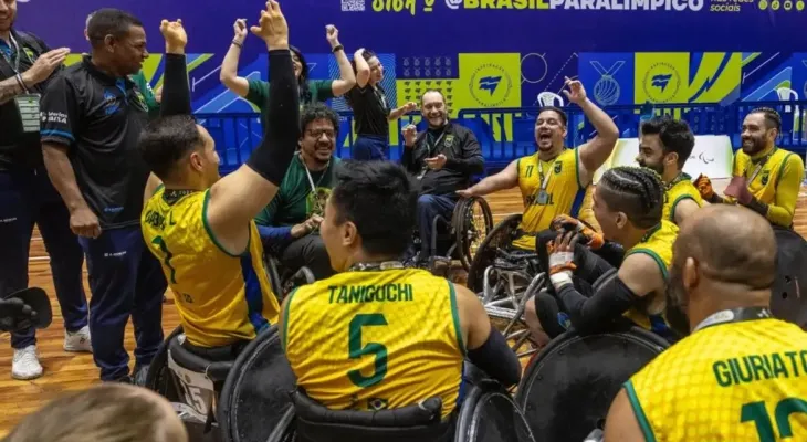 Seleção de rúgbi em cadeira de rodas conquista torneio internacional