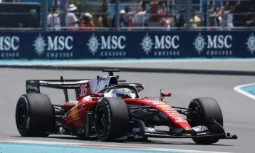 Leclerc lidera treino livre do GP de Miami e supera Verstappen em sessão única