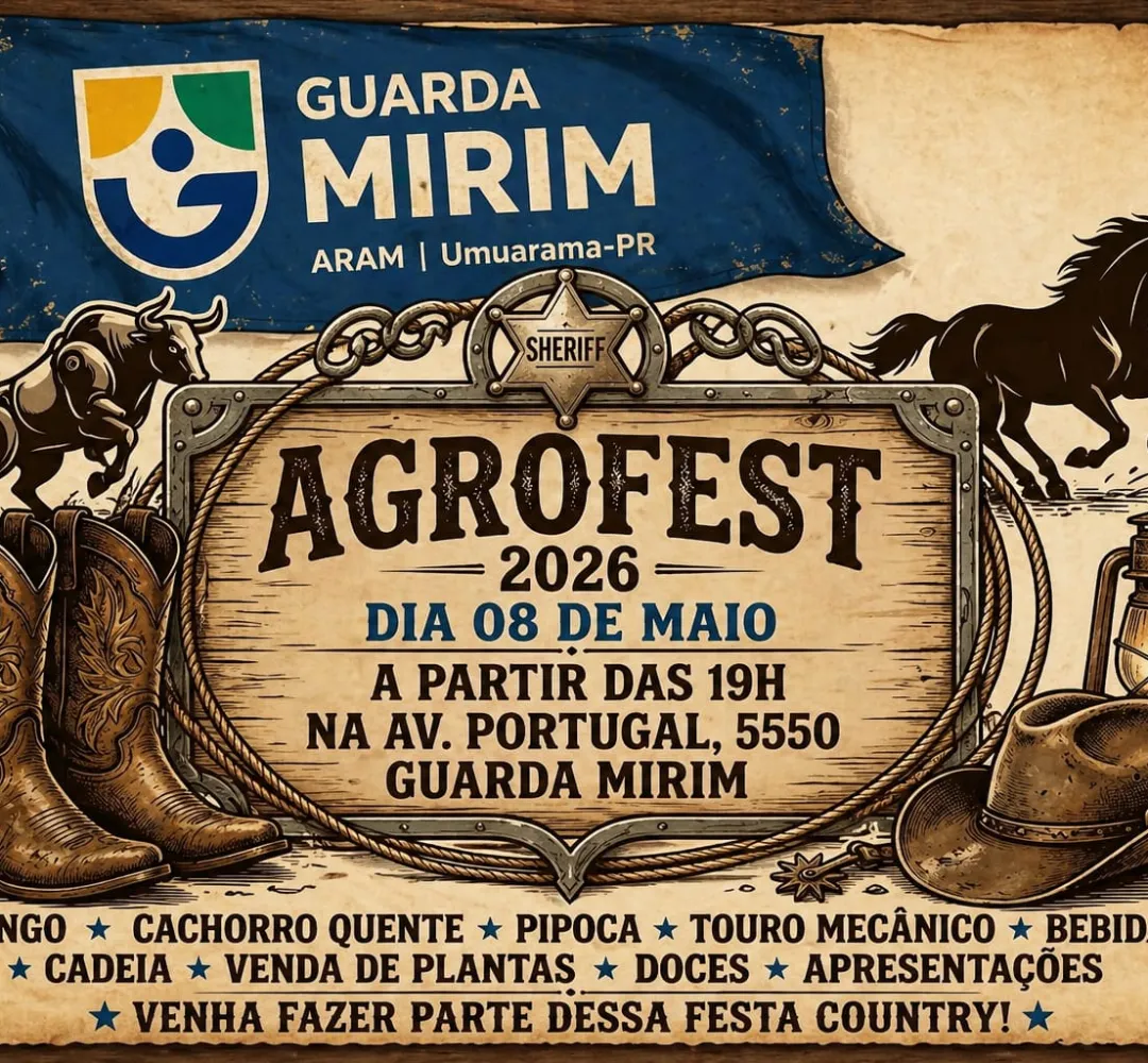 Guarda Mirim de Umuarama promove Agro-Fest com show de prêmios e comidas típicas