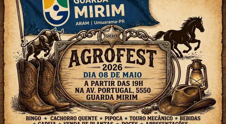 Guarda Mirim de Umuarama promove Agro-Fest com show de prêmios e comidas típicas
