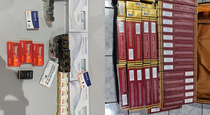 PM apreende anabolizantes, emagrecedores e cigarros em ônibus no Pioneiros Catarinense