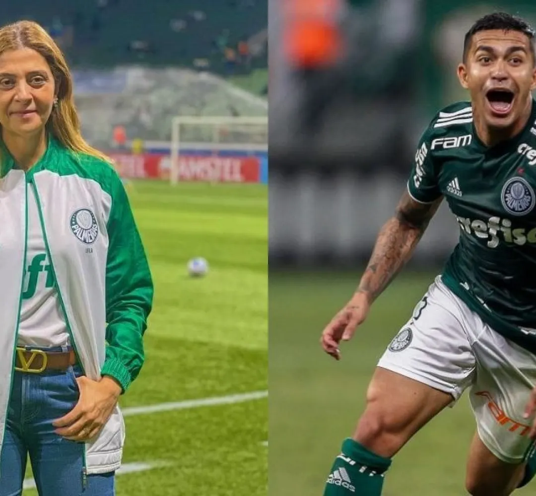 Jogador Dudu é condenado a pagar R$ 50 mil a Leila Pereira por xingamento na web