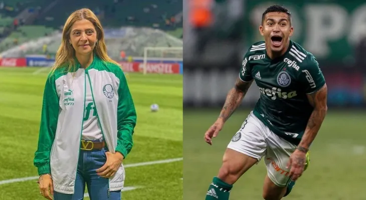 Jogador Dudu é condenado a pagar R$ 50 mil a Leila Pereira por xingamento na web