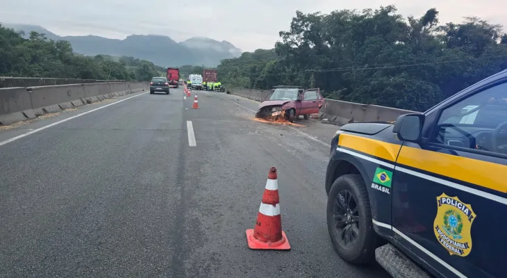 Acidente com morte na BR-277 em Paranaguá foi causado por capô que abriu