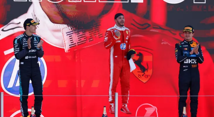 Hamilton vence em Barcelona e conquista primeira vitória pela Ferrari na Fórmula 1