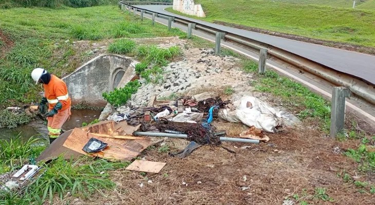 EPR Iguaçu retira 622 toneladas de lixo de rodovias do Oeste e Sudoeste