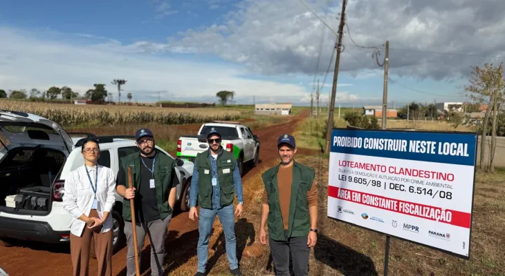 Prefeitura intensifica combate a loteamentos irregulares e alerta compradores de chácaras em Cascavel