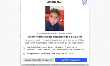 Amber Alert Brasil é acionado para buscar João Gabriel, menino desaparecido em Araucária