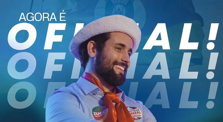 Ex-BBB Matteus Amaral anuncia candidatura a deputado federal pelo Rio Grande do Sul
