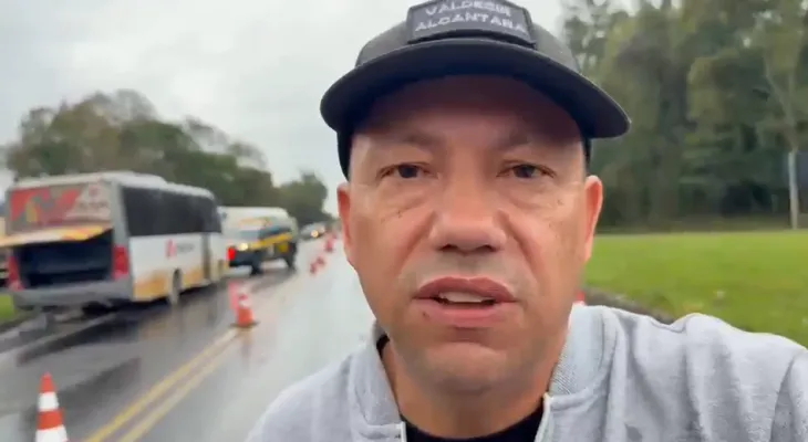 Vereador de Cascavel sofre acidente com a família na BR-277 a caminho de convenção partidária