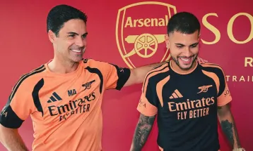 Arsenal anuncia Bruno Guimarães em negócio de R$ 514 milhões