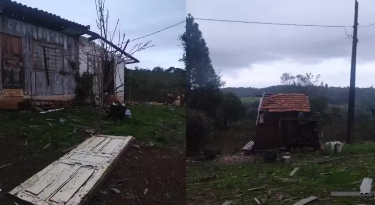 Tornado é registrado no Paraná durante tempestade e causa danos