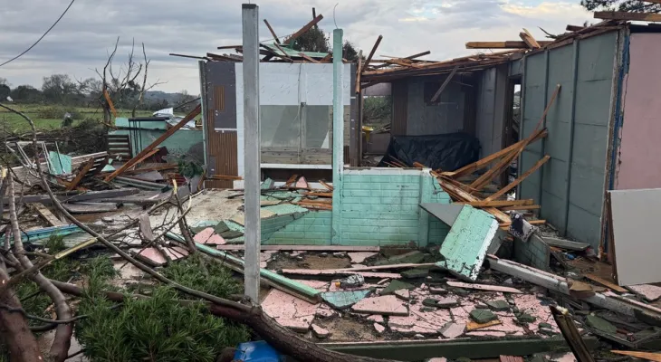 Sistema FAEP orienta produtores a registrar prejuízos após tornado no Paraná