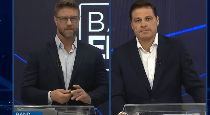 Requião confronta Sandro Alex sobre relação do PSD com governo Lula durante debate