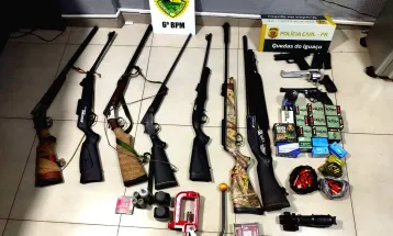 Polícia Civil desarticula organização criminosa suspeita de comércio ilegal de munições no Paraná