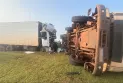 Motorista morre em colisão frontal entre caminhões na BR-369, em Ubiratã