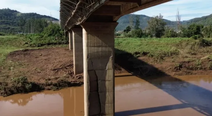 Justiça manda suspender pedágio em Encantado enquanto ponte permanecer interditada