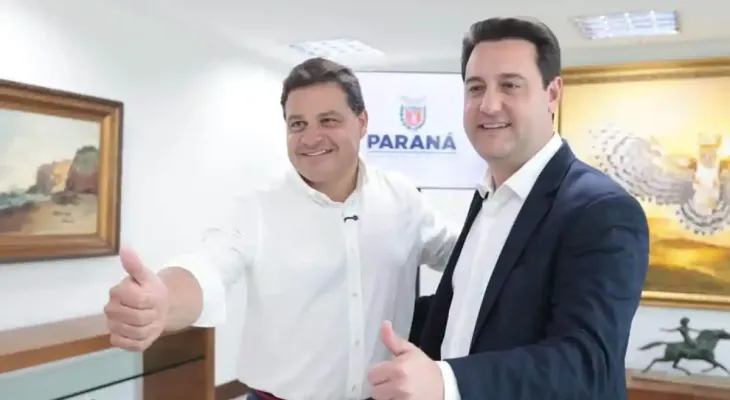 TRE reconhece irregularidade envolvendo Ratinho Junior e Sandro Alex e aplica multa de R$ 5,3 mil