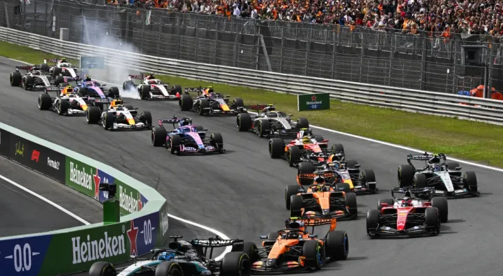 George Russell conquista vitória na sprint do GP da Holanda; Bortoleto é nono
