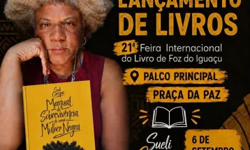 Sueli Crespa lança Manual de Sobrevivência de uma Mulher Negra na Feira do Livro em Foz