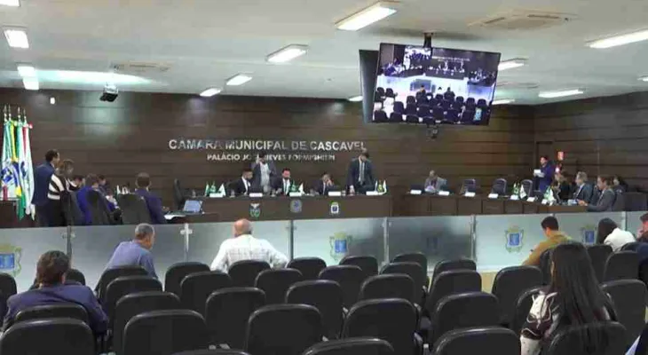 Câmara de Cascavel define eleição da nova Mesa Diretora para outubro