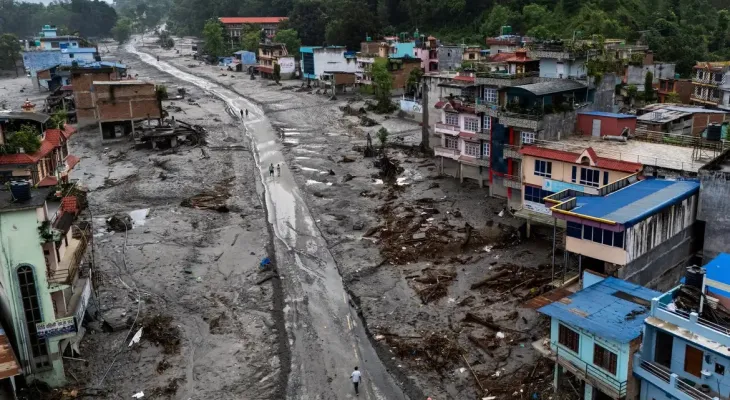 Inundações no Nepal e no Tibete deixam 1.280 mortos e 5.624 desaparecidos