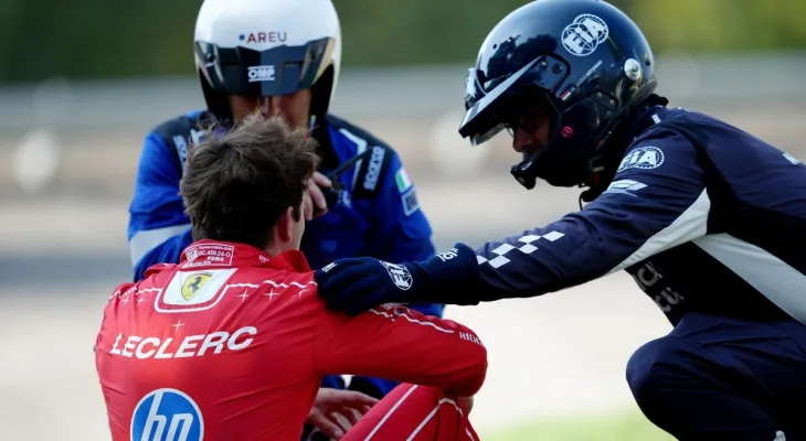 Leclerc revela preocupação após acidente no GP da Itália